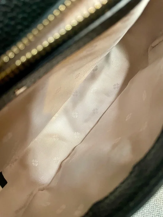 Kate Spade Knott Black Pebbled Leather Dual Compartment Adjustable Crossbody Bag - Picture 7 of 8